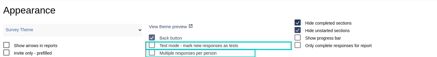 Testing your survey 15